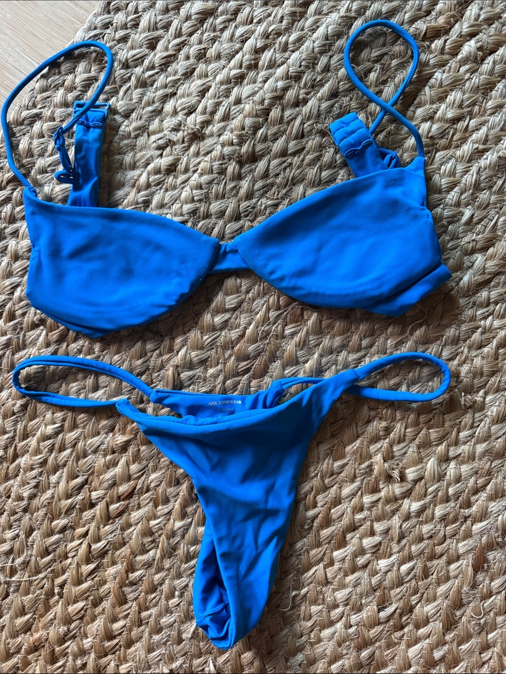 Bright Blue Bikini Two-Piece Set